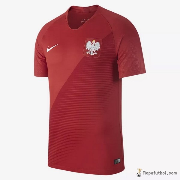 Camiseta Polonia Replica Segunda Ropa 2018 Rojo